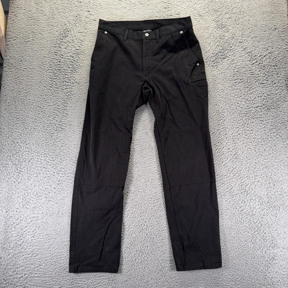 The North Face Jeans Men's 32x30 Black Cotton Denim Straight Workwear Travel